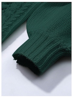 Foto 4 | Jersey Tipo Cárdigan Soly Hux Para Mujer, Anudado En La Parte Delantera Con Cuello En V, Color Oliva - Venta Interna