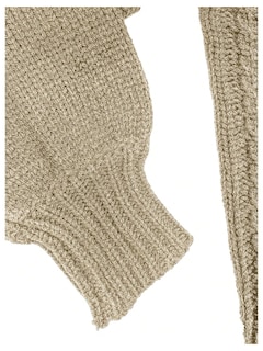 Foto 5 | Jersey Tipo Cárdigan Soly Hux De Punto Con Cuello En V Para Mujer, Color Caqui - Venta Internacional.