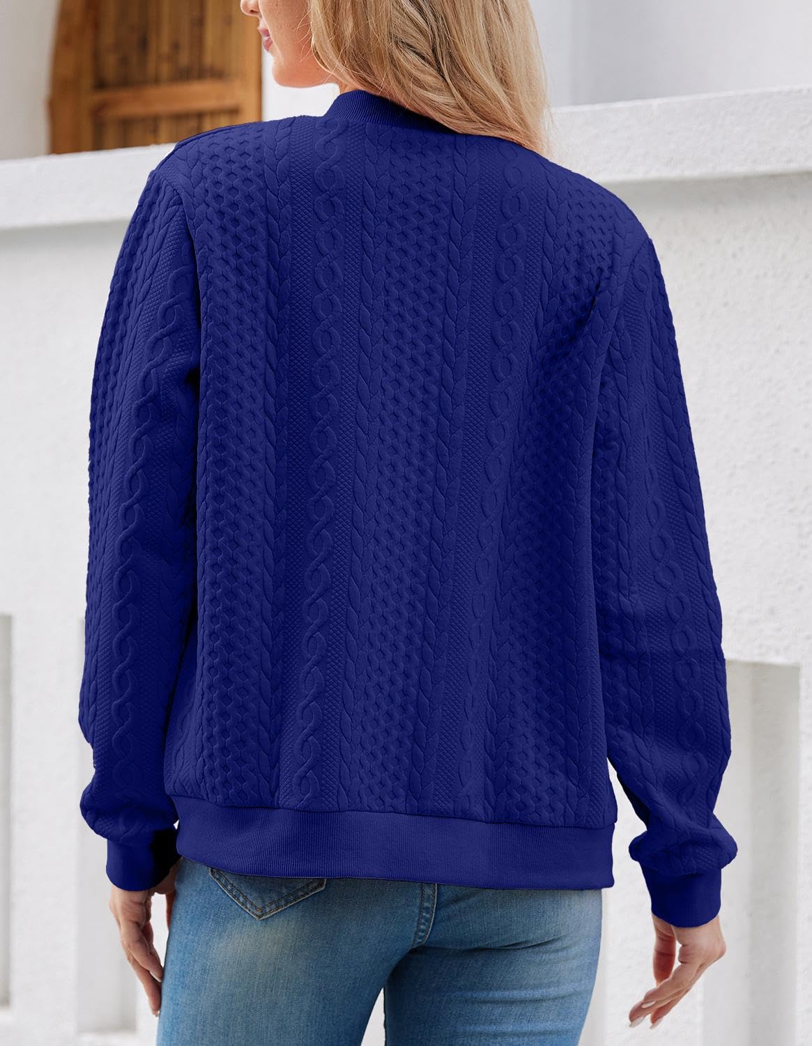 Foto 6 pulgar | Sudaderas Tipo Cárdigan Wrolem Con Cremallera Para Mujer - Venta Internacional.