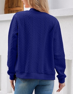 Foto 5 | Sudaderas Tipo Cárdigan Wrolem Con Cremallera Para Mujer - Venta Internacional.