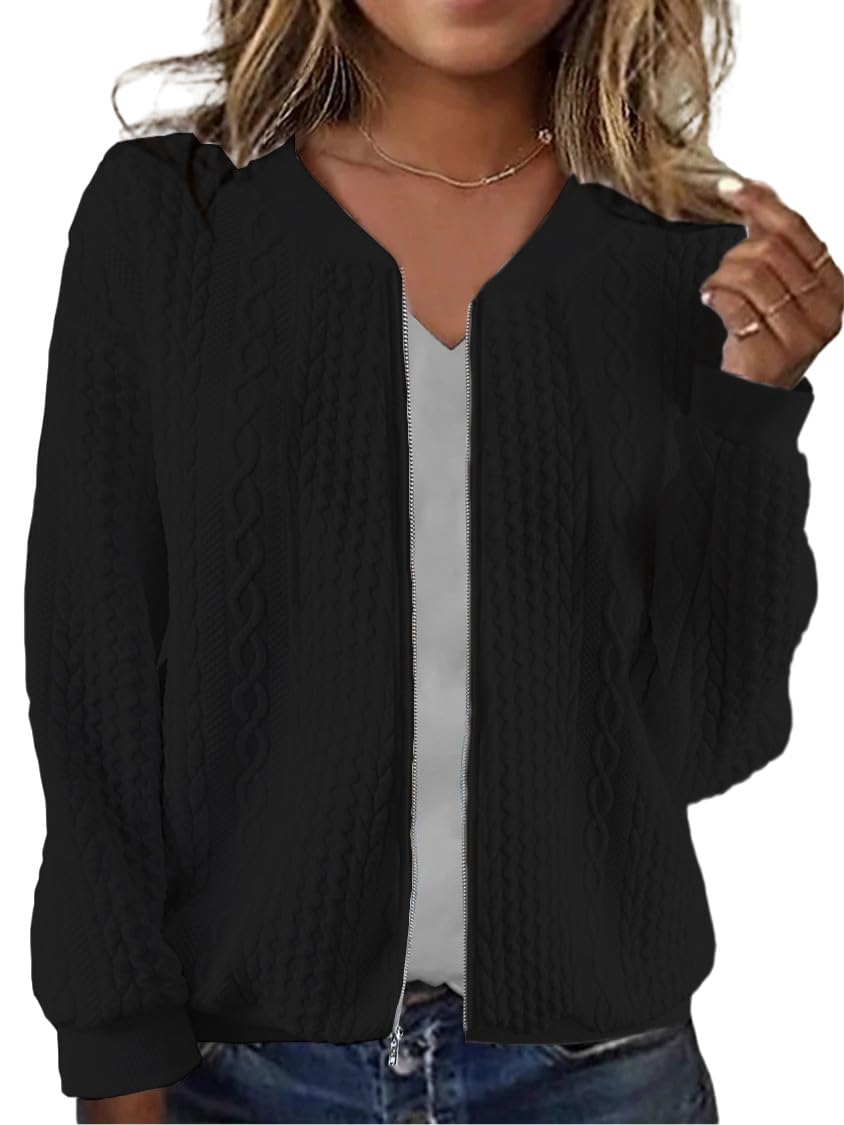 Foto 1 | Sudaderas Tipo Cárdigan Wrolem Con Cremallera Para Mujer - Venta Internacional.