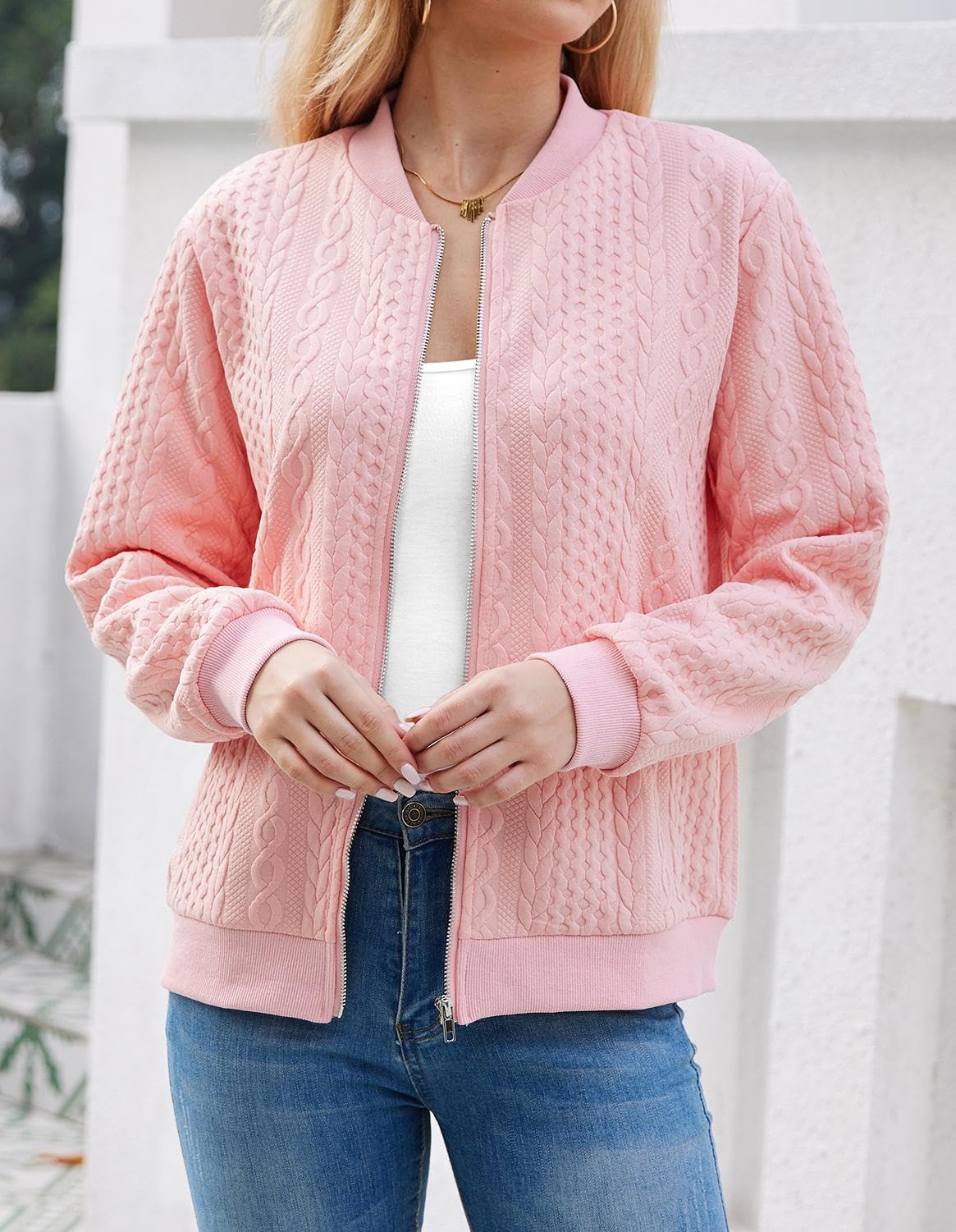 Foto 3 pulgar | Sudaderas Tipo Cárdigan Wrolem Con Cremallera Para Mujer - Venta Internacional.