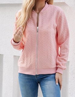 Foto 4 | Sudaderas Tipo Cárdigan Wrolem Con Cremallera Para Mujer - Venta Internacional.