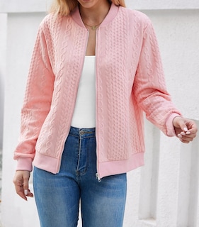Foto 6 | Sudaderas Tipo Cárdigan Wrolem Con Cremallera Para Mujer - Venta Internacional.