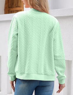 Foto 5 | Sudaderas Tipo Cárdigan Wrolem Con Cremallera Para Mujer - Venta Internacional.