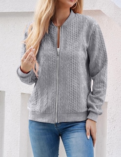 Foto 4 | Sudaderas Tipo Cárdigan Wrolem Con Cremallera Para Mujer - Venta Internacional.