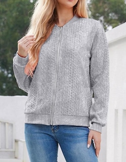 Foto 7 | Sudaderas Tipo Cárdigan Wrolem Con Cremallera Para Mujer - Venta Internacional.