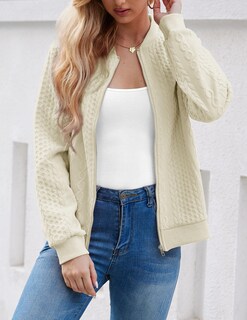 Foto 3 | Sudaderas Tipo Cárdigan Wrolem Con Cremallera Para Mujer - Venta Internacional.
