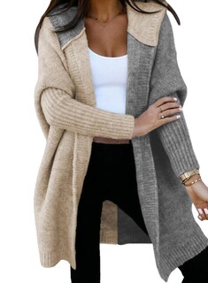 Foto 2 | Suéter Tipo Cárdigan Astylish Boyfriend Color Block Para Mujer - Venta Internacional.