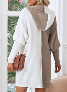 Foto 4 | Cárdigan con Capucha Astylish Caqui para Mujer - Venta Internacional