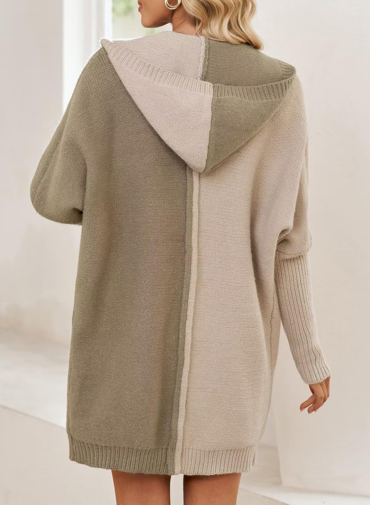 Foto 4 | Cárdigan Astylish Caqui para Mujer - Venta Internacional