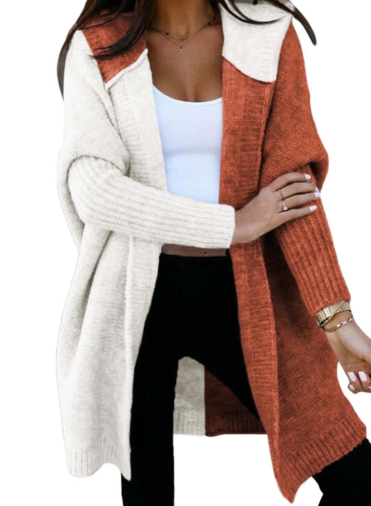 Foto 1 | Jersey, Sudadera Con Capucha, Elegante, Para Mujer, Color Marrón - Venta Internacional.