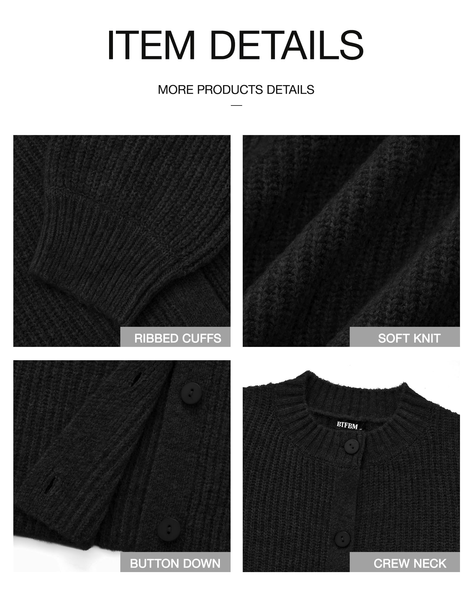 Foto 7 | Cárdigan Btfbm para Mujer - Venta Internacional
