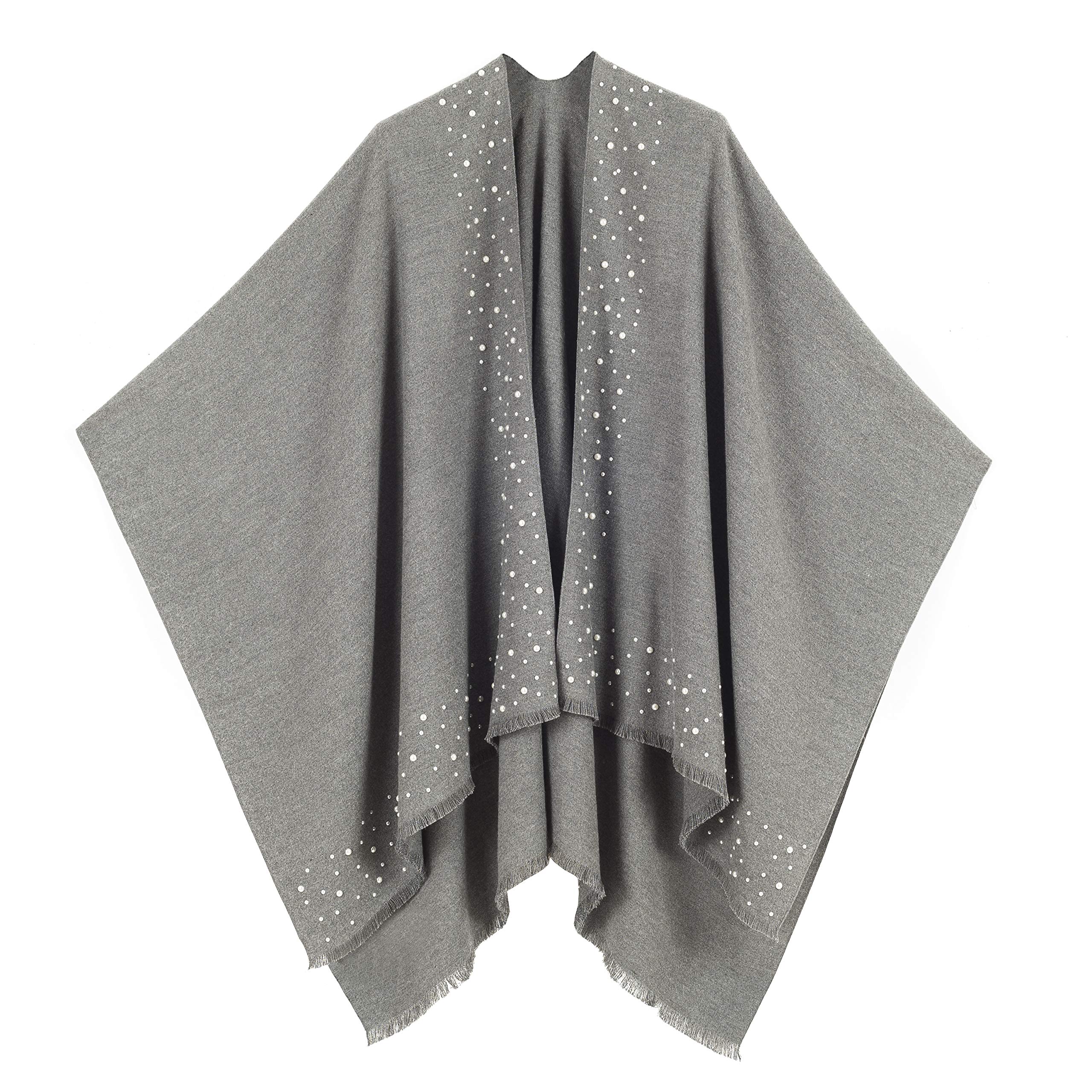 Foto 2 pulgar | Suéter Tipo Cárdigan Con Capucha Tipo Poncho Ruana Para Mujer - Venta Internacional.