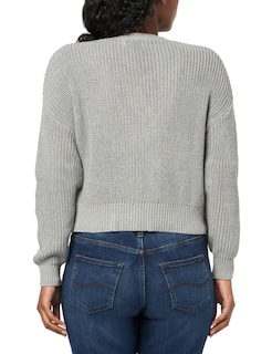 Foto 2 | Cárdigan Florence By Mills Bright Side Cropped Heather Grey - Venta Internacional.