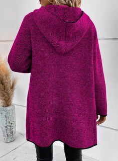 Foto 2 | Suéter Tipo Cárdigan Sidefeel Otoño 2024 Con Parte Delantera Abierta Para Mujer - Venta Internacional.