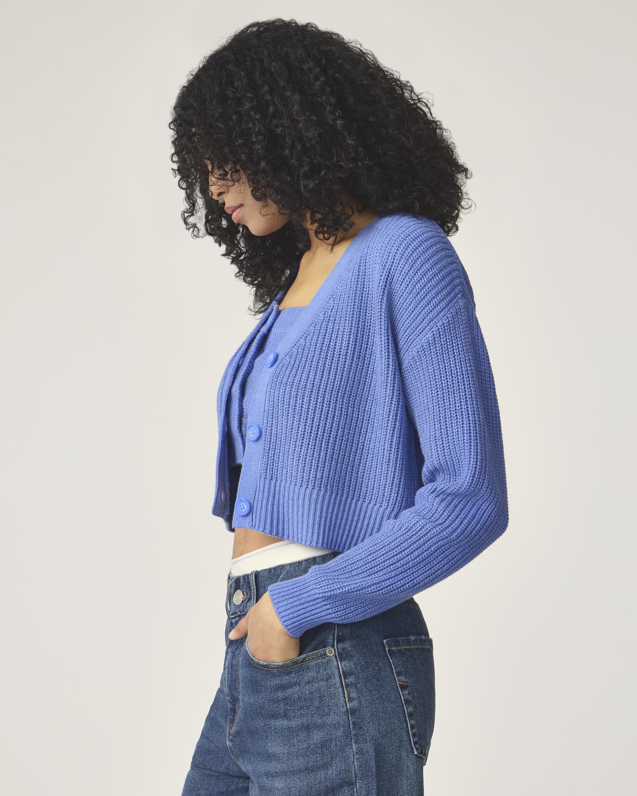 Foto 4 pulgar | Chaqueta Florence By Mills Bright Side Cropped Ultramarine - Venta Internacional.