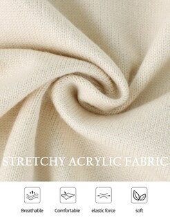 Foto 5 | Jersey Tipo Cárdigan Yimoon Con Cuello Con Volantes Para Mujer Apricot-m - Venta Internacional.
