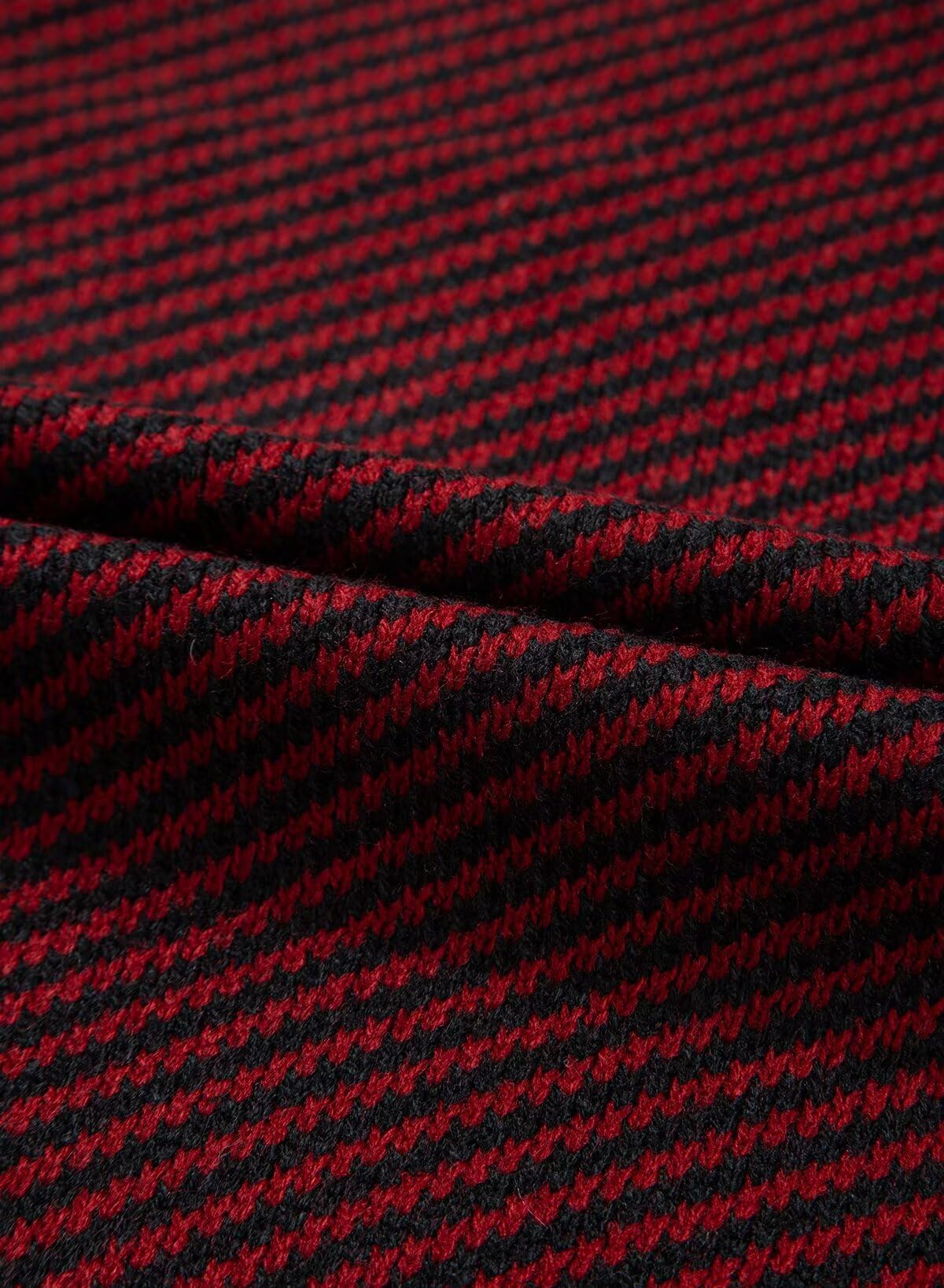 Foto 6 pulgar | Jersey Tipo Cárdigan  Elegante Y Grueso  Para Mujer  Color Rojo Oscuro  Talla L - Venta Internacional.