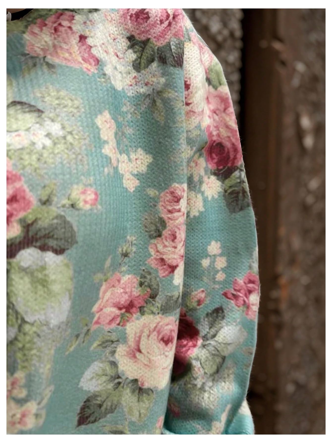 Foto 6 pulgar | Jersey Tipo Cárdigan Soly Hux Con Estampado Floral Para Mujer  Color Verde  Talla S - Venta Internacional.