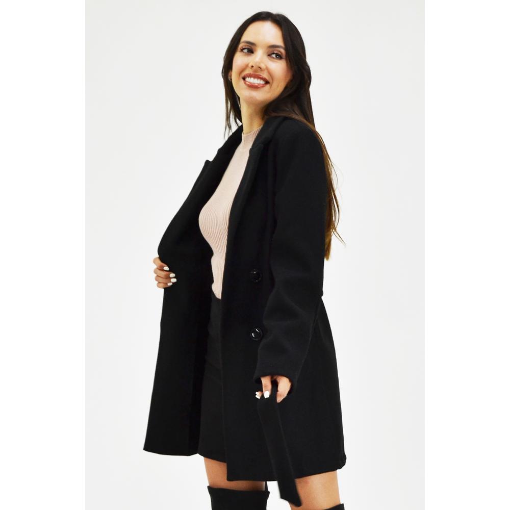 Foto 2 | Abrigo Tipo Wrap Roman Fasion AB-ELY-2947 Negro