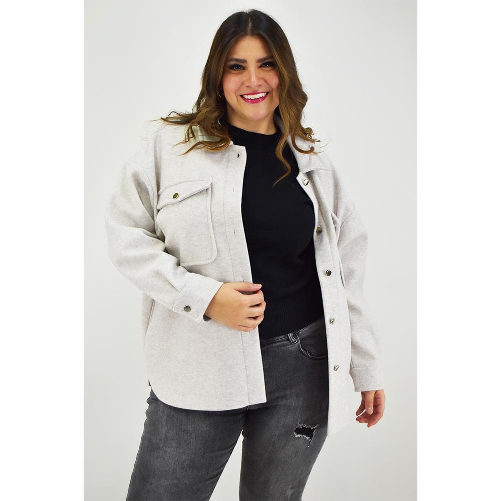 Chaqueta Tipo Abrigo Roman Fashion 2008 Beige
