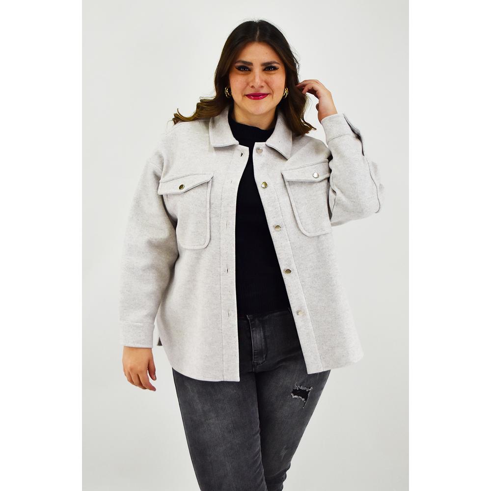 Foto 6 pulgar | Chaqueta Tipo Abrigo Roman Fashion 2008 Beige