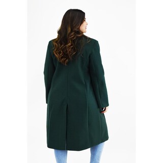 Foto 3 | Abrigo Largo Roman Fashion Tallas Extras 2055 color Verde