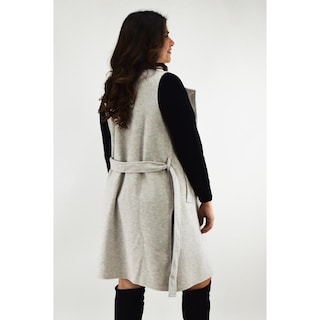 Foto 3 | Chaleco De Doble Botonadura Roman Fashion /tallas Extras, 2002 (gris) Gris