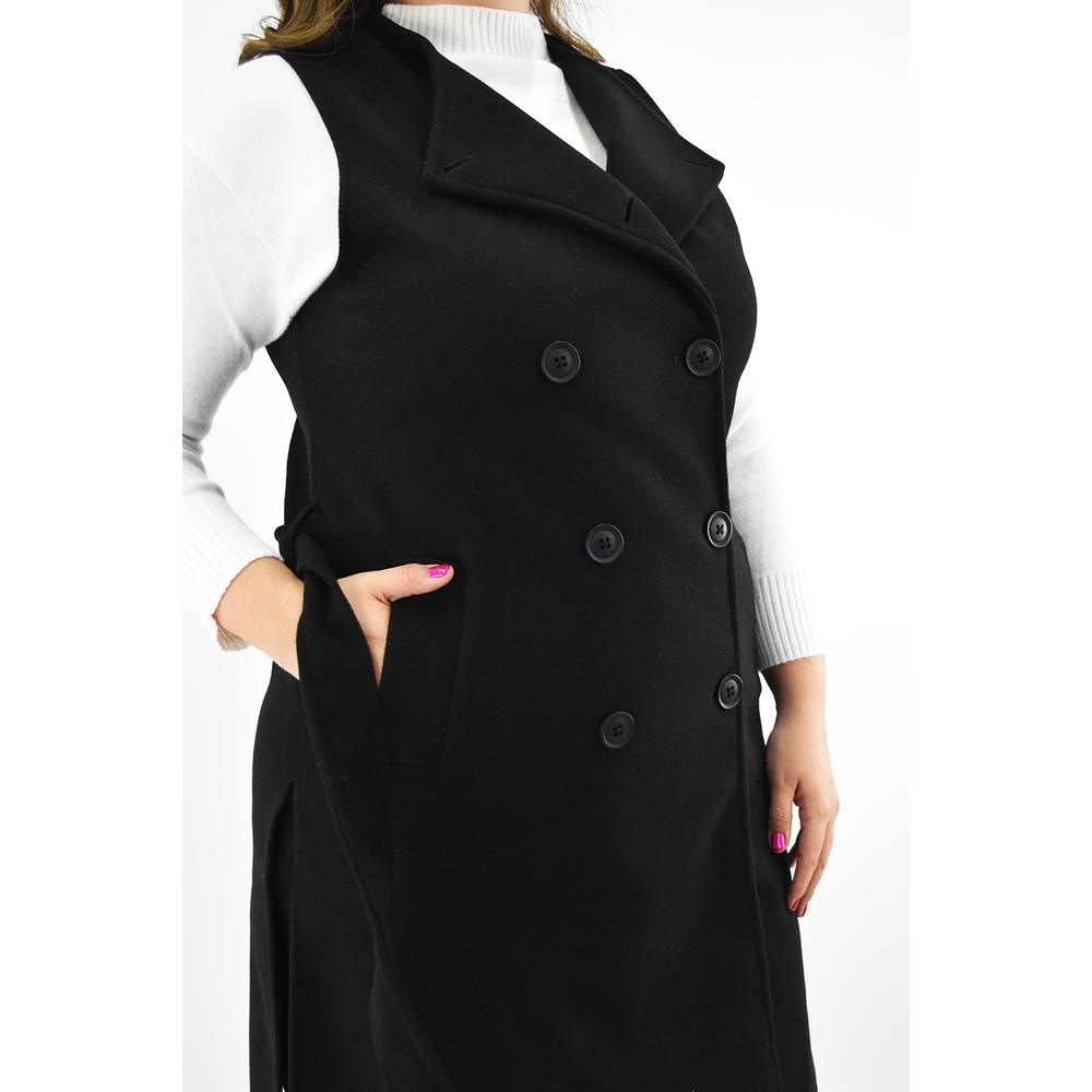 Foto 5 pulgar | Chaleco De Doble Botonadura Roman Fashion /tallas Extras, 2002 (negro) Negro
