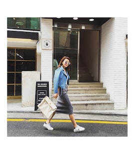 Foto 4 | Venta Internacional-chaqueta De Piel Sintética Para Mujer, Azul, Estilo Coreano