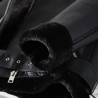 Foto 1 | Venta Internacional-chaqueta De Mujer De Piel Sintética Extra Gruesa De Algodón