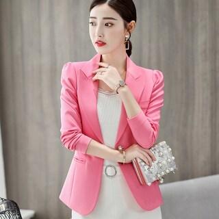 Foto 5 | Venta Internacional-chaqueta Blazer Luckbn De Poliéster Para Mujer, Elegante, De Oficina