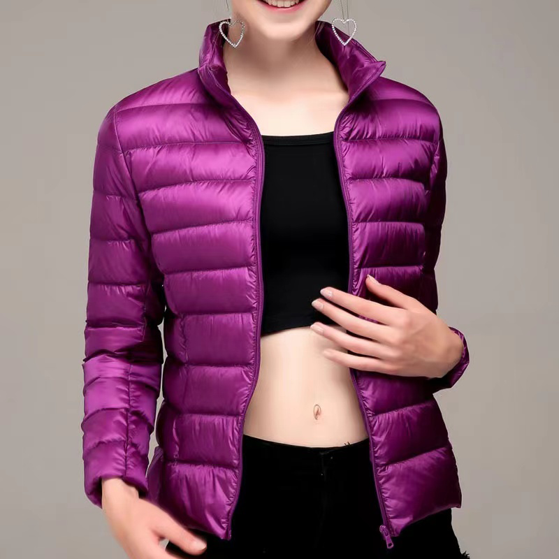 Foto 2 pulgar | Venta Internacional - Chamarra Capitonada Caeli Violeta para Mujer