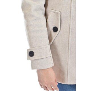 Foto 4 | Abrigo Con Capucha Roman Fashion /tallas Extras, 1020 (beige) Beige