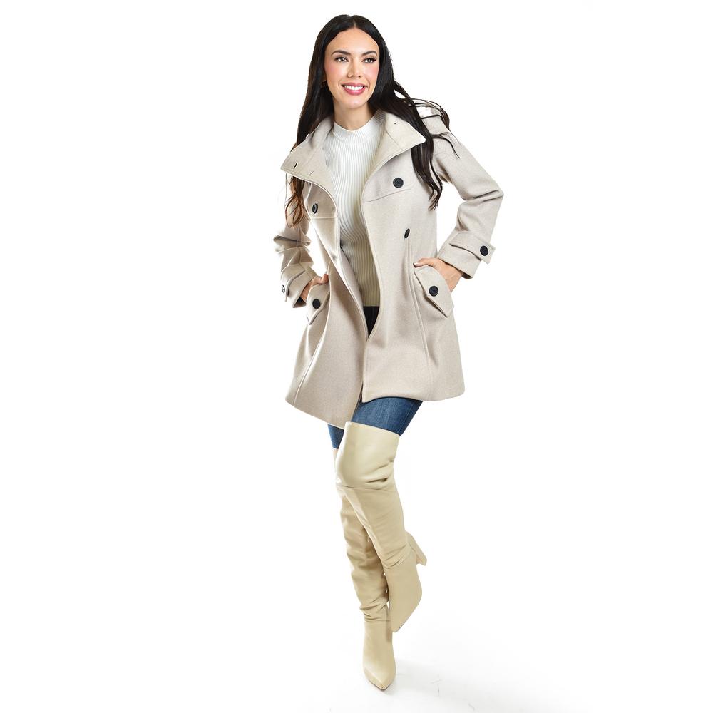 Foto 6 pulgar | Abrigo Con Capucha Roman Fashion / Juvenil, 1020 (beige) Beige