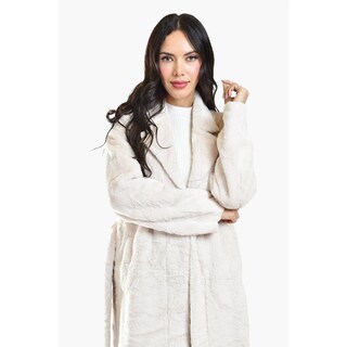 Foto 4 | Abrigo De Peluche Sintetico Roman Fashion /juvenil, 24203 (hueso) Beige