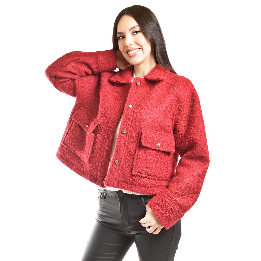 Chaqueta Teddy Roman Fashion /juvenil, 121 (rojo) Rojo