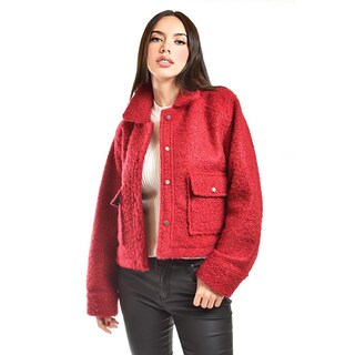 Foto 2 | Chaqueta Teddy Roman Fashion /juvenil, 121 (rojo) Rojo