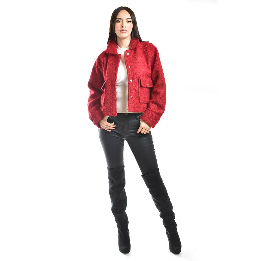 Foto 6 | Chaqueta Teddy Roman Fashion /juvenil, 121 (rojo) Rojo