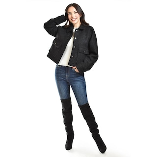 Foto 5 | Chaqueta Teddy Roman Fashion /juvenil, 121 (negro) Negro