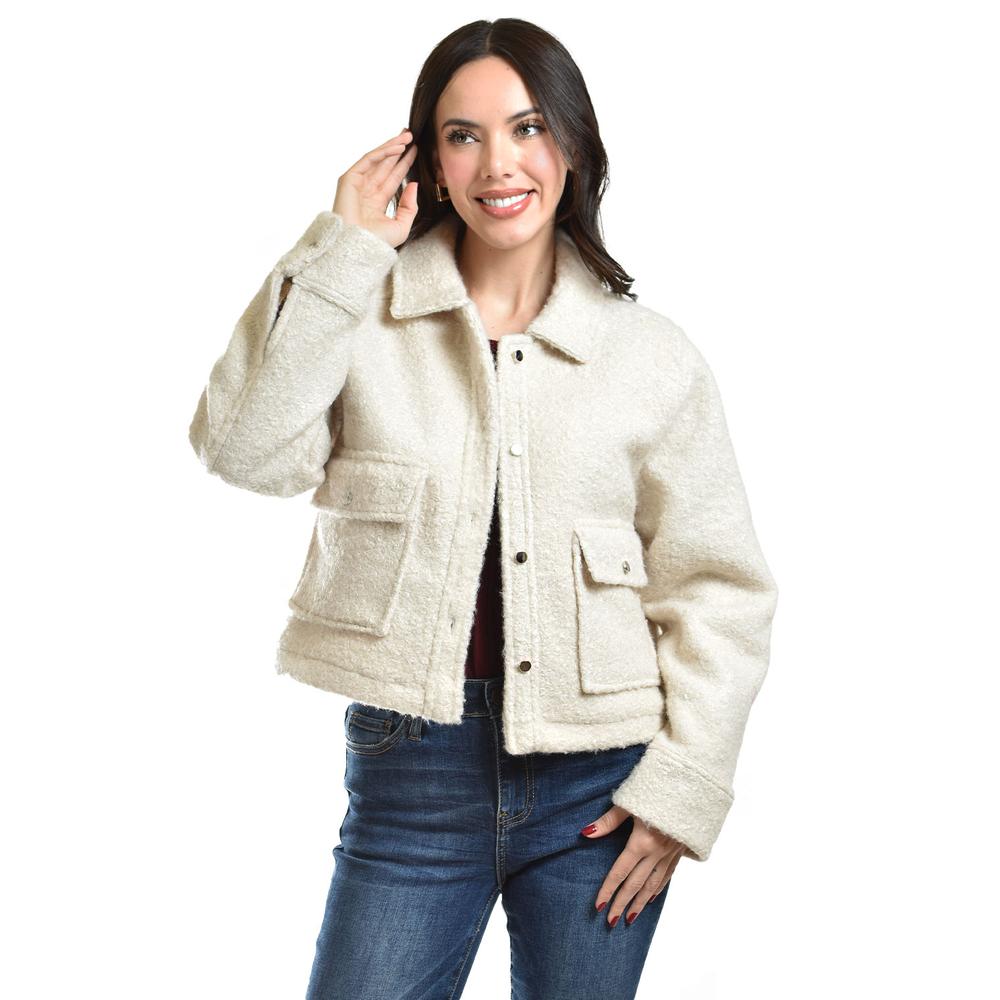 Foto 2 pulgar | Chaqueta Teddy Roman Fashion /juvenil, 121 (hueso) Beige