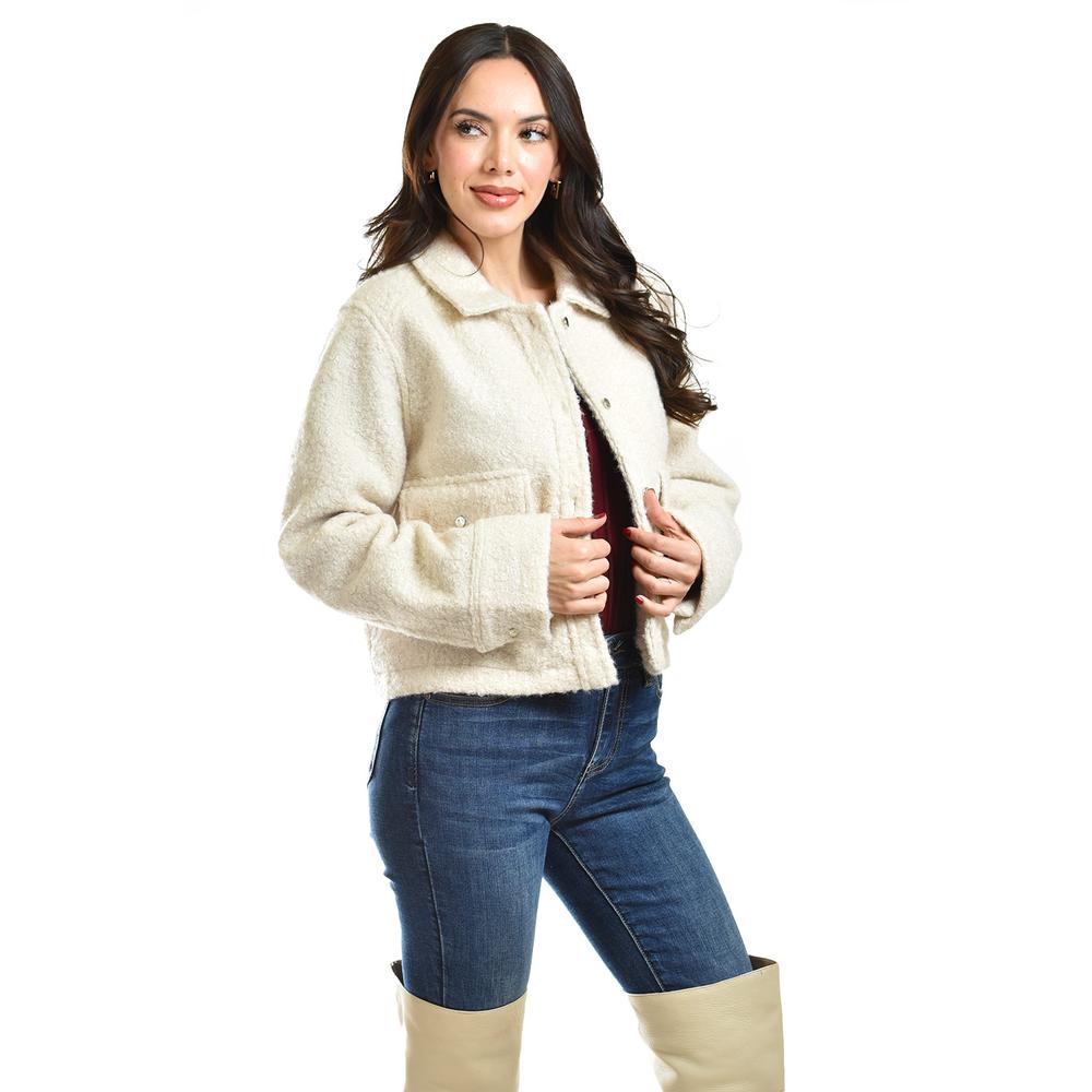 Foto 5 pulgar | Chaqueta Teddy Roman Fashion /juvenil, 121 (hueso) Beige