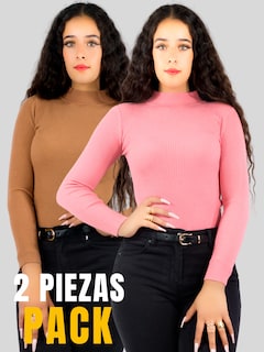 Foto 5 | Set De Dos Sueteres Para Mujer Casual Sweater Dama Diseño Canale Suet-1008-px2 Variedad De Colores Invierno Blusa