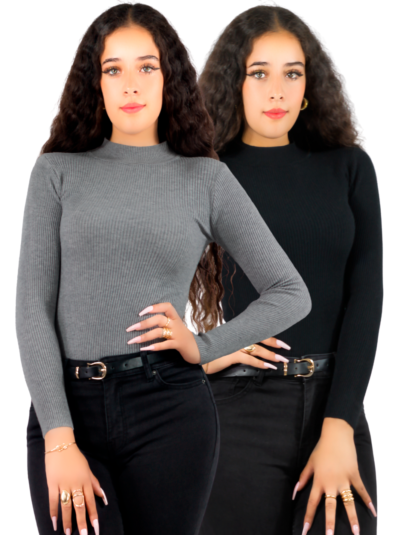 Foto 2 pulgar | Set De Dos Sueteres Para Mujer Casual Sweater Dama Diseño Canale Suet-1008-px2 Variedad De Colores Invierno Blusa