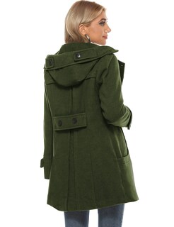 Foto 4 | Gabardina Coat Tanming, Cálida, De Lana Con Doble Botonadura, Para Mujer - Venta Internacional.