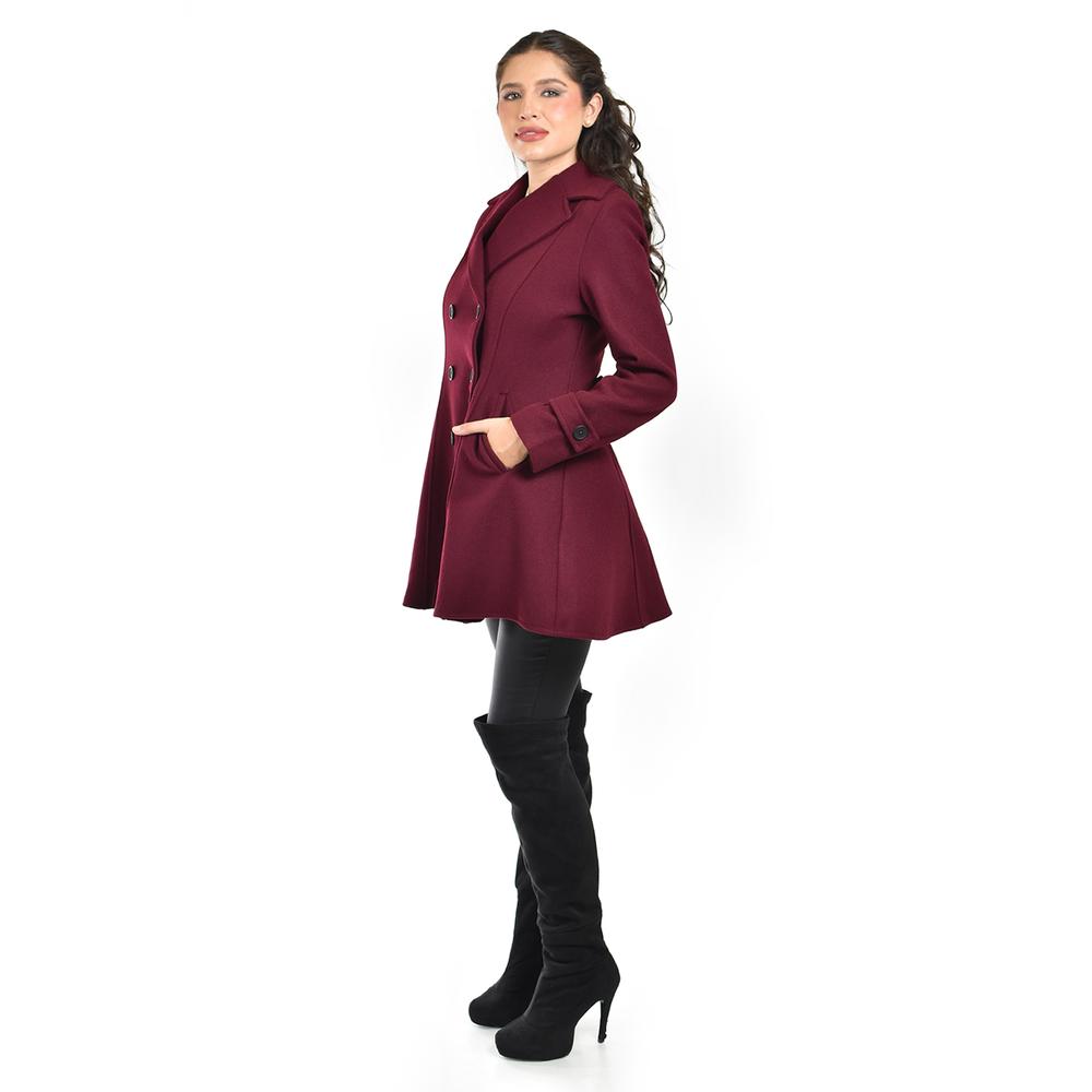 Foto 2 | Abrigo Tipo Trench Roman Fashion /juvenil  1520 (vino) Vino