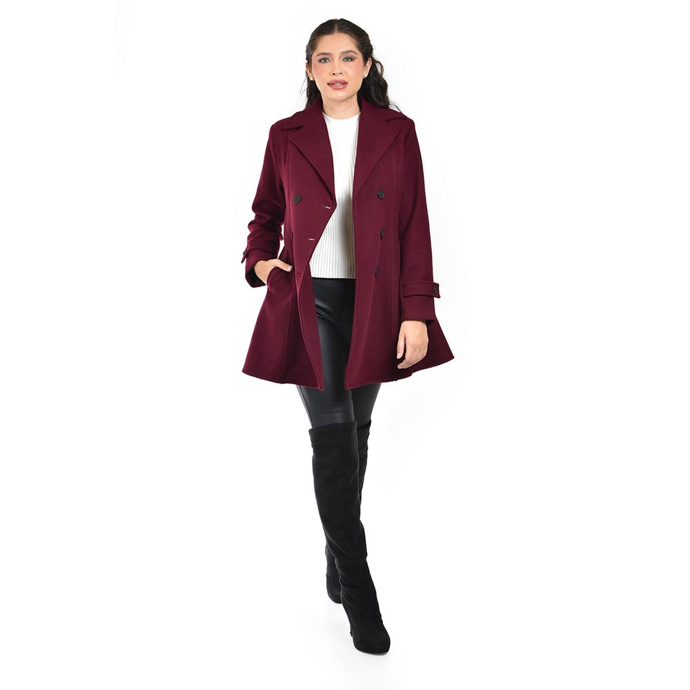Foto 6 | Abrigo Tipo Trench Roman Fashion /juvenil  1520 (vino) Vino
