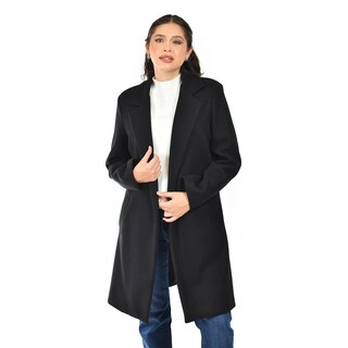 Foto 1 | Abrigo Semi Formal Roman Fashion /tallas Extras 2103 (negro) Negro