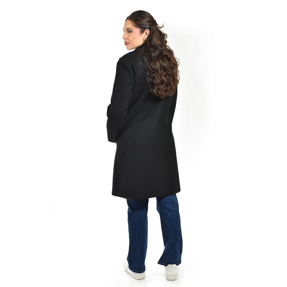 Foto 4 pulgar | Abrigo Semi Formal Roman Fashion /tallas Extras  2103 (negro) Negro
